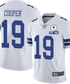Dallas Cowboys Amari Cooper #19 Nfl 2020 White Jersey - Robokeg