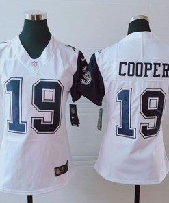 Dallas Cowboys Amari Cooper #19 Nfl 2020 White Womens Jersey - Robokeg
