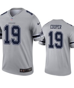 Dallas Cowboys Amari Cooper Gray Inverted Legend Jersey - Robokeg