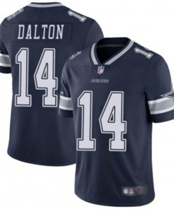 Dallas Cowboys Andy Dalton #14 Nfl 2020 Navy Jersey - Robokeg