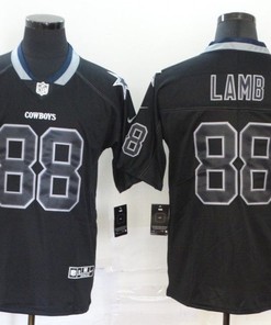 Dallas Cowboys Ceedee Lamb #88 Nfl 2020 Black Jersey - Robokeg