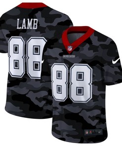 Dallas Cowboys Ceedee Lamb #88 Nfl 2020 Camo Black Jersey - Robokeg