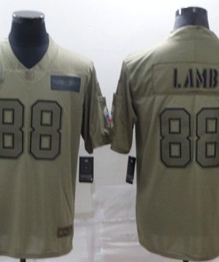 Dallas Cowboys Ceedee Lamb #88 Nfl 2020 Moss Green Jersey - Robokeg