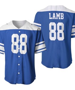 Dallas Cowboys Ceedee Lamb #88 Nfl American Football Dak Royal Rivalry Throwback 3d Designed Allover Gift For Cowboys Fans Baseball Jersey - Robokeg