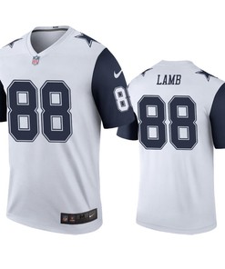 Dallas Cowboys Ceedee Lamb White Color Rush Legend Jersey - Robokeg