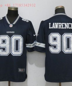 Dallas Cowboys Demarcus Lawrence #90 2020 Nfl Blue Jersey Jersey - Robokeg