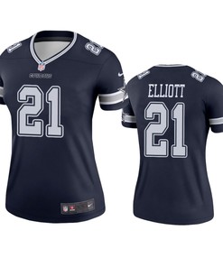 Dallas Cowboys Ezekiel Elliott Navy Legend Jersey - Robokeg