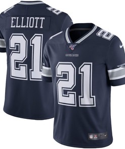 Dallas Cowboys Ezekiel Elliott Navy Nfl 100 Vapor Jersey - Robokeg
