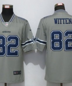 Dallas Cowboys Jason Witten #82 2020 Nfl Grey Jersey Jersey - Robokeg