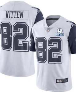 Dallas Cowboys Jason Witten #82 Nfl 2020 Light Grey Jersey - Robokeg