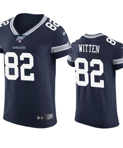 Dallas Cowboys Jason Witten Navy 100th Season Vapor Elite Jersey - Robokeg