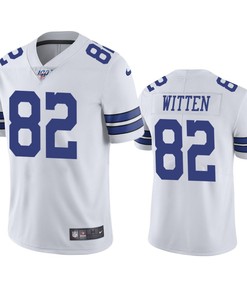 Dallas Cowboys Jason Witten White 100th Season Vapor Limited Jersey - Robokeg