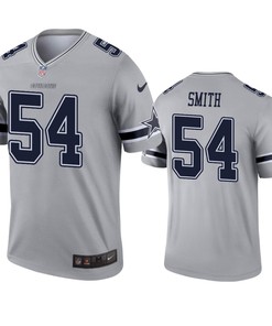 Dallas Cowboys Jaylon Smith Gray Inverted Legend Jersey - Robokeg