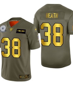 Dallas Cowboys Jeff Heath 2019 Salute To Service Nfl 100 Mens Jersey Metallic - Robokeg