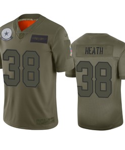 Dallas Cowboys Jeff Heath Camo 2019 Salute To Service Limited Jersey - Robokeg