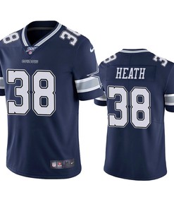 Dallas Cowboys Jeff Heath Navy 100th Season Vapor Limited Jersey - Robokeg