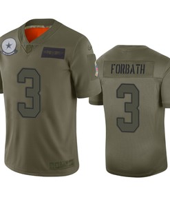 Dallas Cowboys Kai Forbath Olive 2019 Salute To Service Limited Jersey - Robokeg