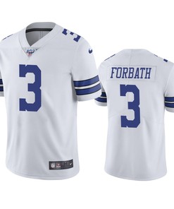 Dallas Cowboys Kai Forbath White 100th Season Vapor Limited Jersey - Robokeg