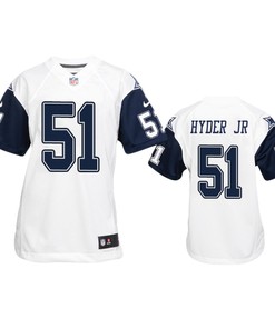 Dallas Cowboys Kerry Hyder Jr White Color Rush Game Jersey - Robokeg