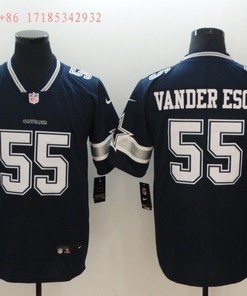 Dallas Cowboys Leighton Vander Esch #55 2020 Nfl Black Jersey Jersey - Robokeg