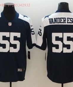Dallas Cowboys Leighton Vander Esch #55 2020 Nfl Black Jersey Jersey - Robokeg