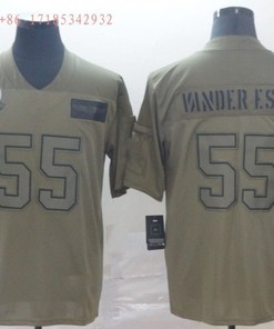 Dallas Cowboys Leighton Vander Esch #55 2020 Nfl Grey Jersey Jersey - Robokeg