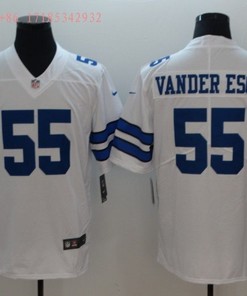 Dallas Cowboys Leighton Vander Esch #55 2020 Nfl White Jersey Jersey - Robokeg