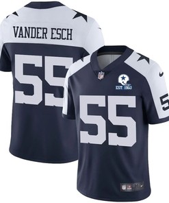 Dallas Cowboys Leighton Vander Esch #55 Nfl 2020 Black Jersey - Robokeg