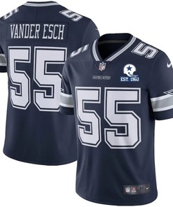 Dallas Cowboys Leighton Vander Esch #55 Nfl 2020 Navy Jersey - Robokeg