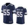 Dallas Cowboys Leighton Vander Esch Navy 100th Season Vapor Limited Jersey - Robokeg
