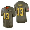 Dallas Cowboys Michael Gallup 2019 Salute To Service Nfl 100 Mens Jersey Metallic - Robokeg