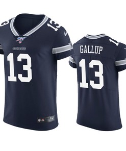 Dallas Cowboys Michael Gallup Navy 100th Season Vapor Elite Jersey - Robokeg