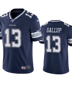 Dallas Cowboys Michael Gallup Navy 100th Season Vapor Limited Jersey - Robokeg