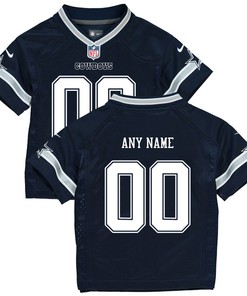 Dallas Cowboys Nike Toddler Custom Game Jersey - Navy - Robokeg