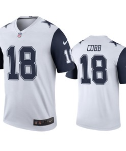 Dallas Cowboys Randall Cobb White Color Rush Legend Jersey - Men - Robokeg