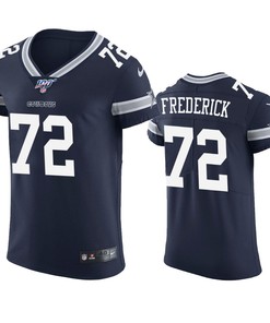 Dallas Cowboys Travis Frederick Navy 100th Season Vapor Elite Jersey - Robokeg