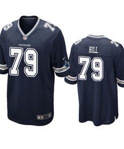 Dallas Cowboys Trysten Hill 2019 Nfl Draft Navy Game Jersey - Robokeg