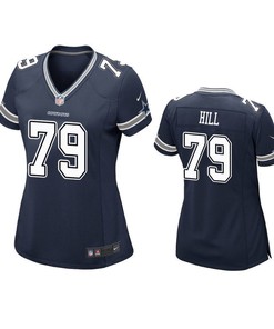 Dallas Cowboys Trysten Hill 2019 Nfl Draft Navy Game Womens Jersey - Robokeg