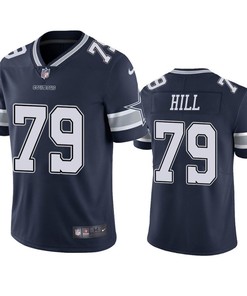 Dallas Cowboys Trysten Hill 2019 Nfl Draft Navy Vapor Limited Jersey - Robokeg