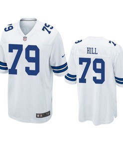 Dallas Cowboys Trysten Hill 2019 Nfl Draft White Game Jersey - Robokeg