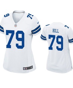Dallas Cowboys Trysten Hill 2019 Nfl Draft White Game Womens Jersey - Robokeg