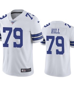 Dallas Cowboys Trysten Hill White 100th Season Vapor Limited Jersey - Robokeg