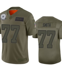 Dallas Cowboys Tyron Smith Camo 2019 Salute To Service Limited Jersey - Robokeg