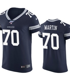 Dallas Cowboys Zack Martin Navy 100th Season Vapor Elite Jersey - Robokeg
