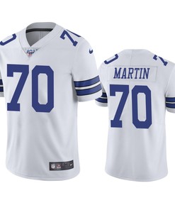 Dallas Cowboys Zack Martin White 100th Season Vapor Limited Jersey - Robokeg