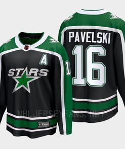 Dallas Stars 2022 Joe Pavelski 16 Special Edition 2.0 Black Jersey Breakaway Player - Robokeg