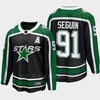 Dallas Stars 2022 Tyler Seguin 91 Special Edition 2.0 Breakaway Player Black Jersey - Robokeg