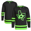 Dallas Stars Adidas Alternate Primegreen Authentic Pro Jersey Black Nhl - Robokeg