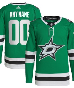 Dallas Stars Adidas Home Primegreen Authentic Pro Custom Jersey Green Custom Jerseys Nhl - Robokeg