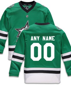 Dallas Stars Fanatics Branded Home Replica Custom Jersey - Green Custom Jerseys Nhl - Robokeg